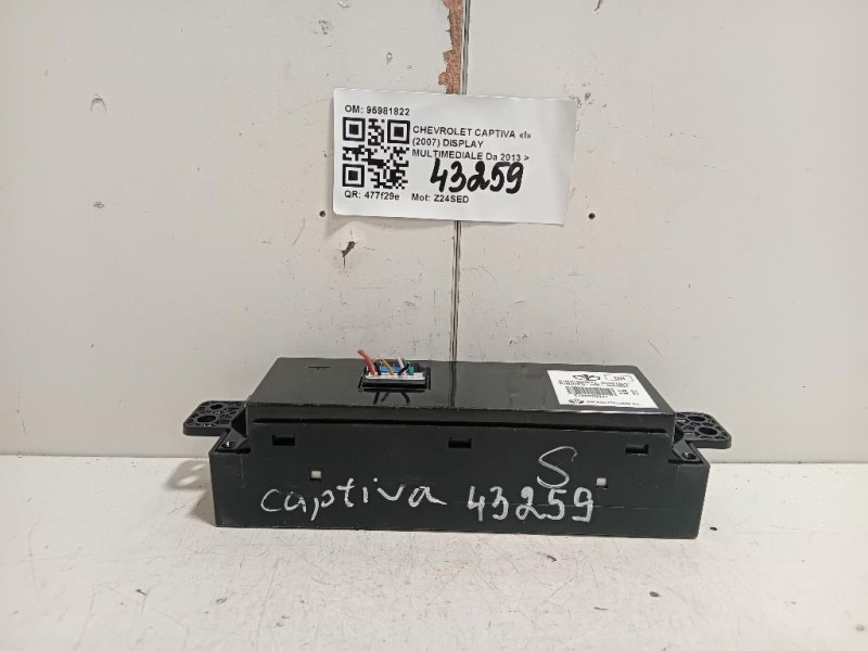 Display Multimediale 95981822 Chevrolet Captiva I 2007