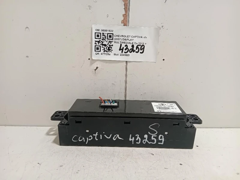 Display Multimediale 95981822 Chevrolet Captiva I 2007
