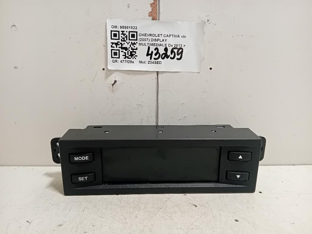 Display Multimediale 95981822 Chevrolet Captiva I 2007