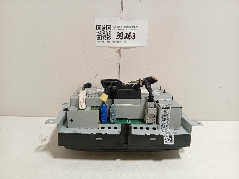 Display Multimediale Fiat 500 C 2015