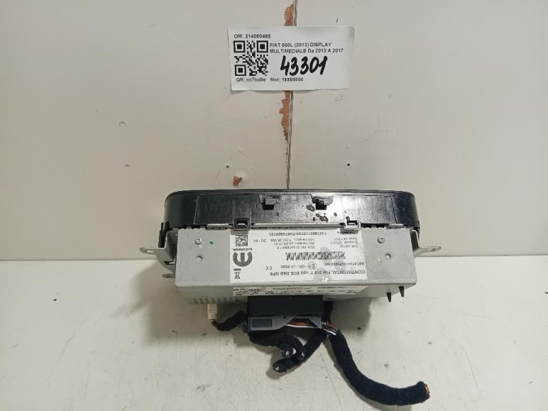 Display Multimediale 214080465 Fiat 500L 2013