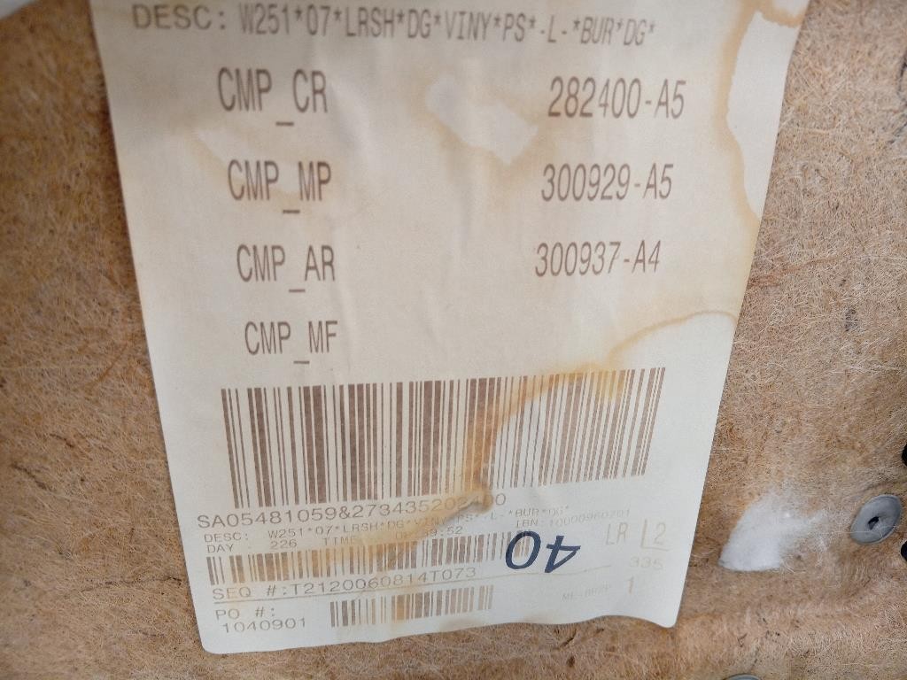 Pannello Rivestimento Porta POST SX PANNELLO RIVESTIMENTO PORTA POST SX Mercedes Classe R W251 2006