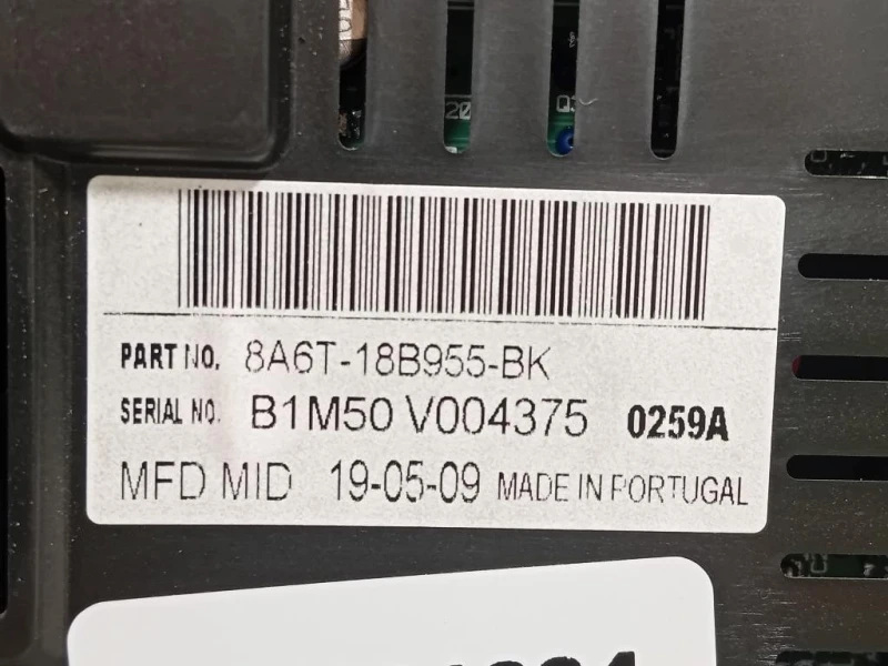 Display Multimediale A12231334 Ford Fiesta VI 2008