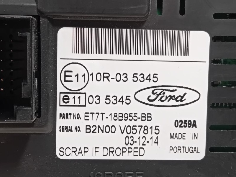 Display Multimediale ET7T-18B955-BB Ford Fiesta VI 2012