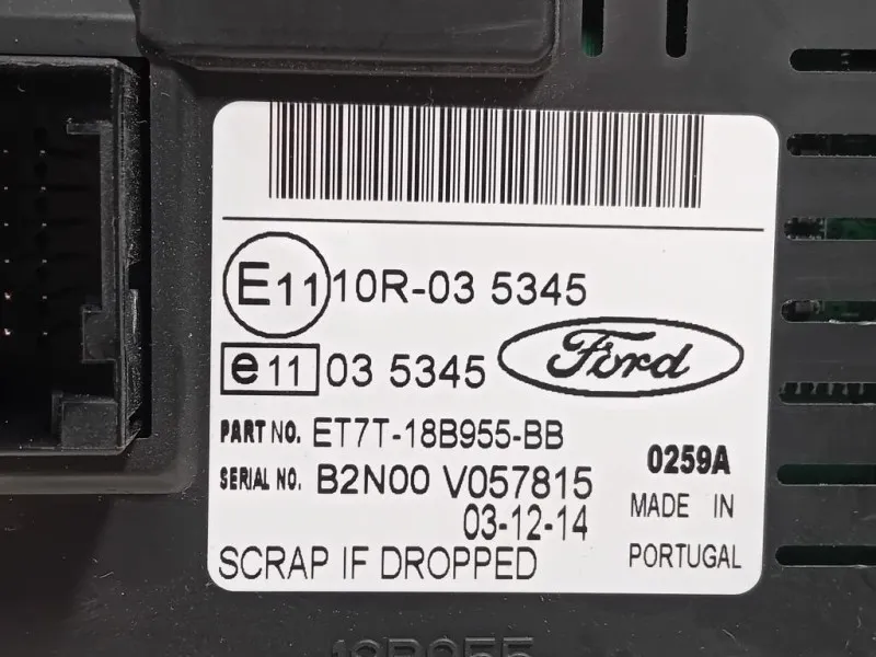 Display Multimediale ET7T-18B955-BB Ford Fiesta VI 2012