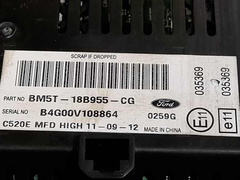Display Multimediale BM5T-18B955-CG Ford Focus IV 2011