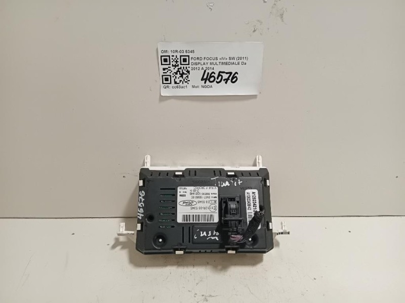 Display Multimediale 10R-03 5345 Ford Focus IV SW 2011