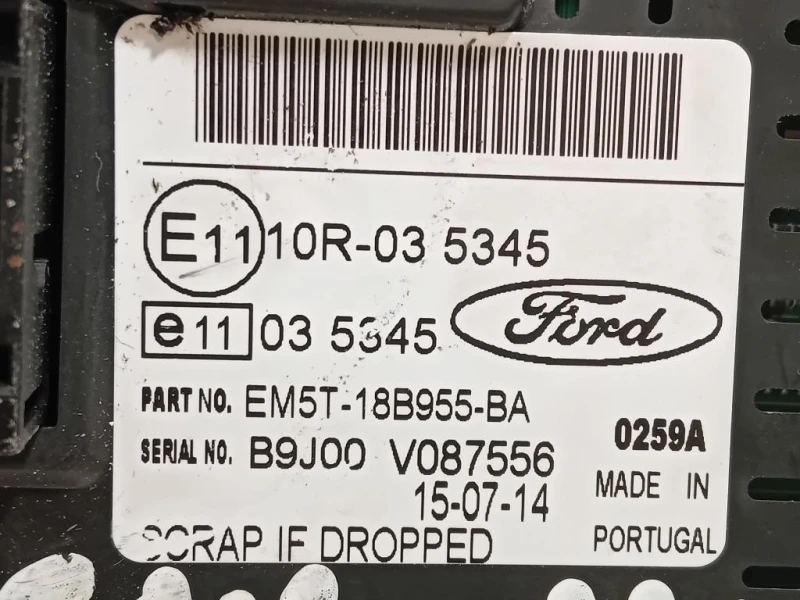 Display Multimediale 10R-03 5345 Ford Focus IV SW 2011