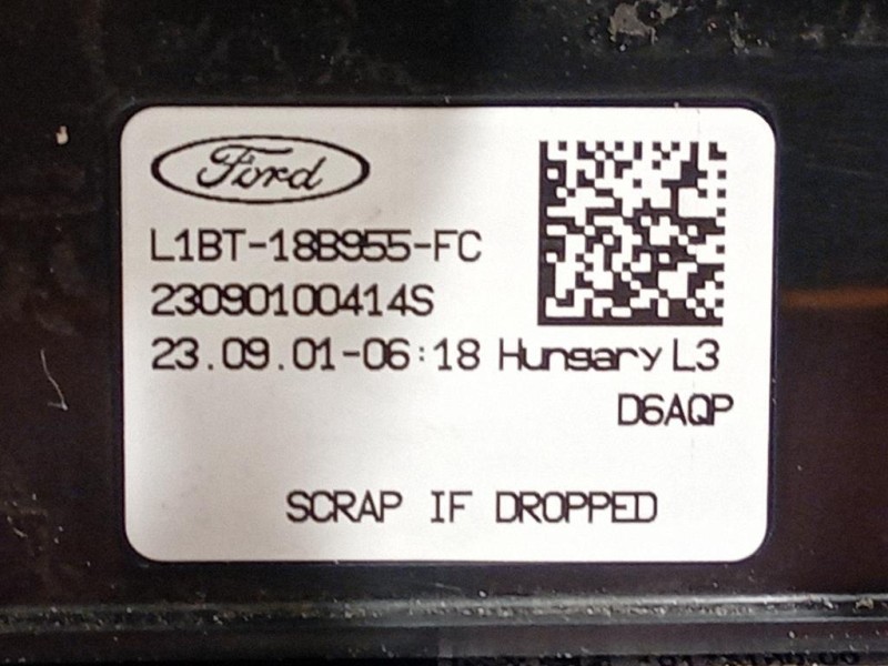 Display Multimediale L1BT-18B955-FC Ford PUMA II 2019