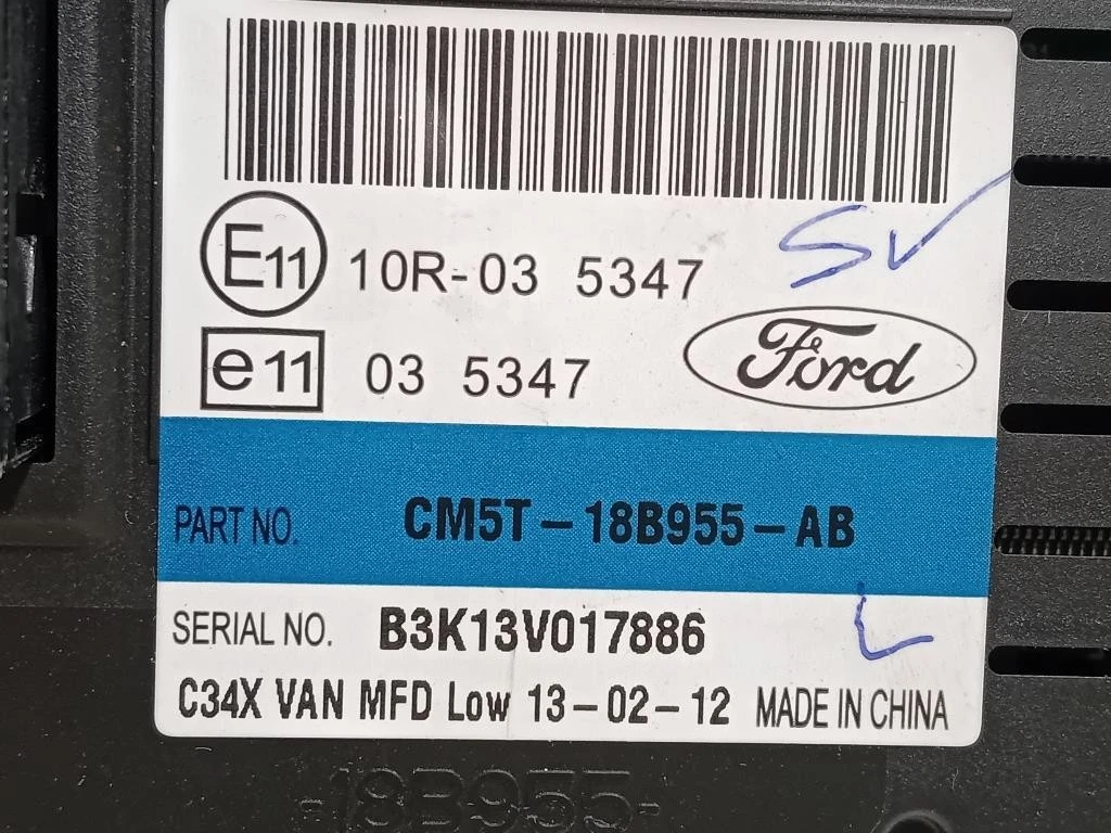 Display Multimediale CM5T-18B955-AB Ford Ranger IV 2012