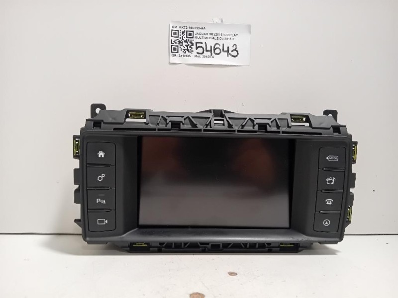 Display Multimediale KK72-19C299-AA Jaguar XE 2015