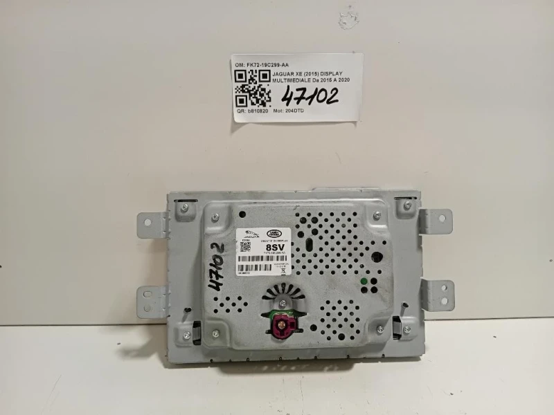 Display Multimediale FK72-19C299-AA Jaguar XE 2015