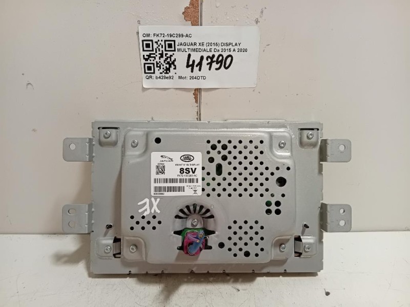 Display Multimediale FK72-19C299-AC Jaguar XE 2015