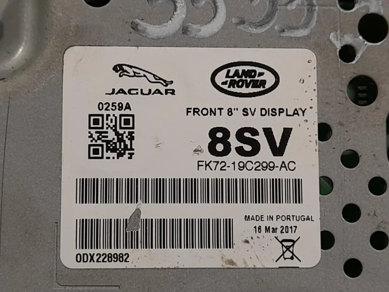 Display Multimediale FK72-19C299-AC Jaguar XE 2015