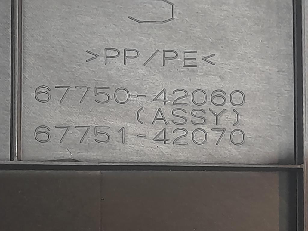 Pannello Rivestimento Portello INF POST 6775042070 Toyota RAV 4 V 2018