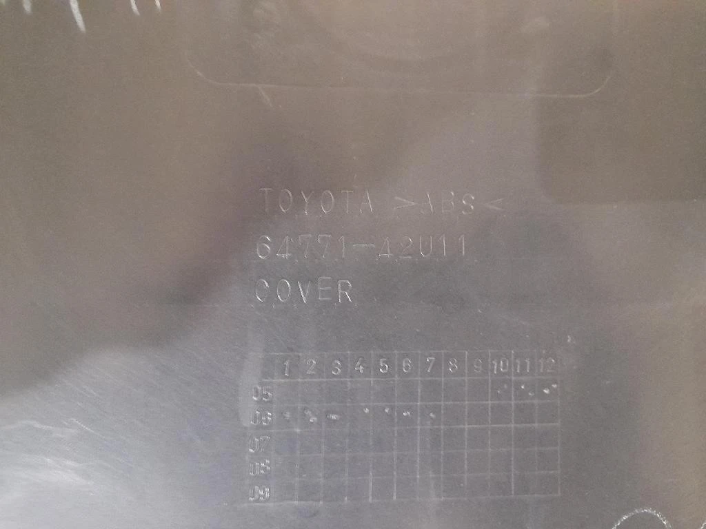 Pannello Rivestimento Ruota DI Scorta 6477142U11 Toyota RAV 4 III 2006