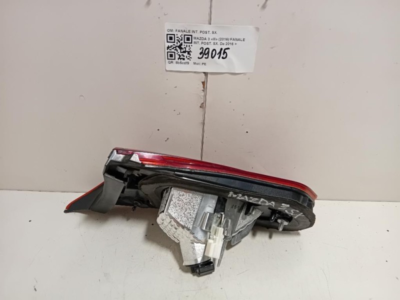 Fanale INT POST SX BPM5513G0 Mazda 3 III 2016