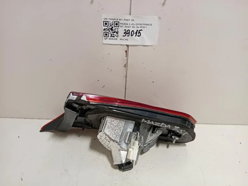 Fanale INT POST SX BPM5513G0 Mazda 3 III 2016