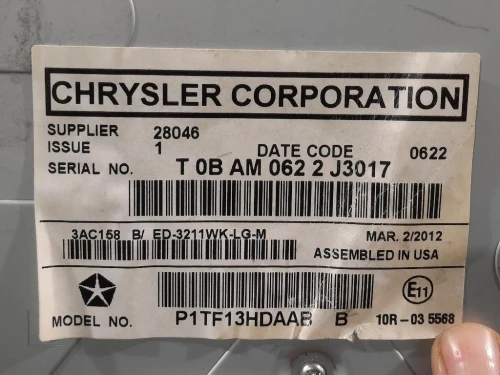 Display Multimediale Jeep Grand Cherokee IV 2011