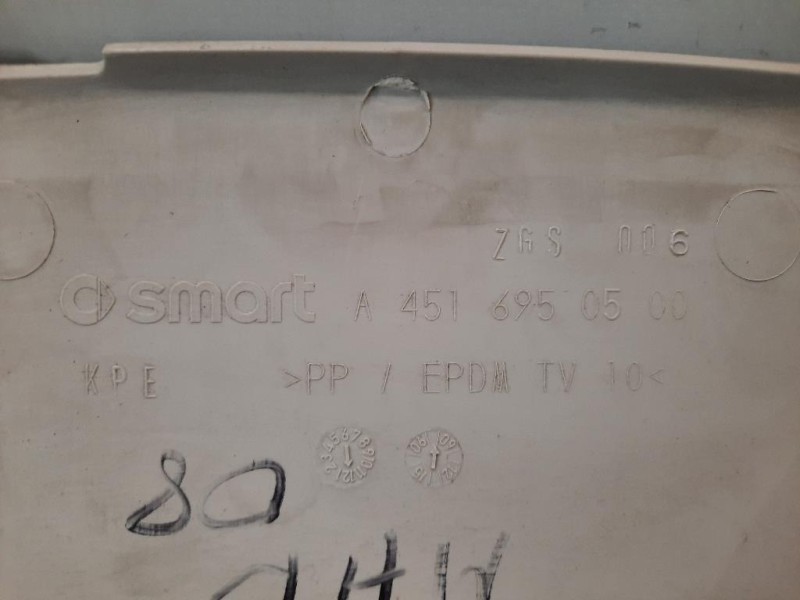 Pannello Rivestimento Supparabrezza A4516950500 Smart Fortwo Cabrio 451 2007