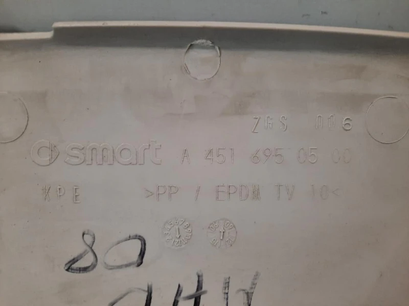 Pannello Rivestimento Supparabrezza A4516950500 Smart Fortwo Cabrio 451 2007