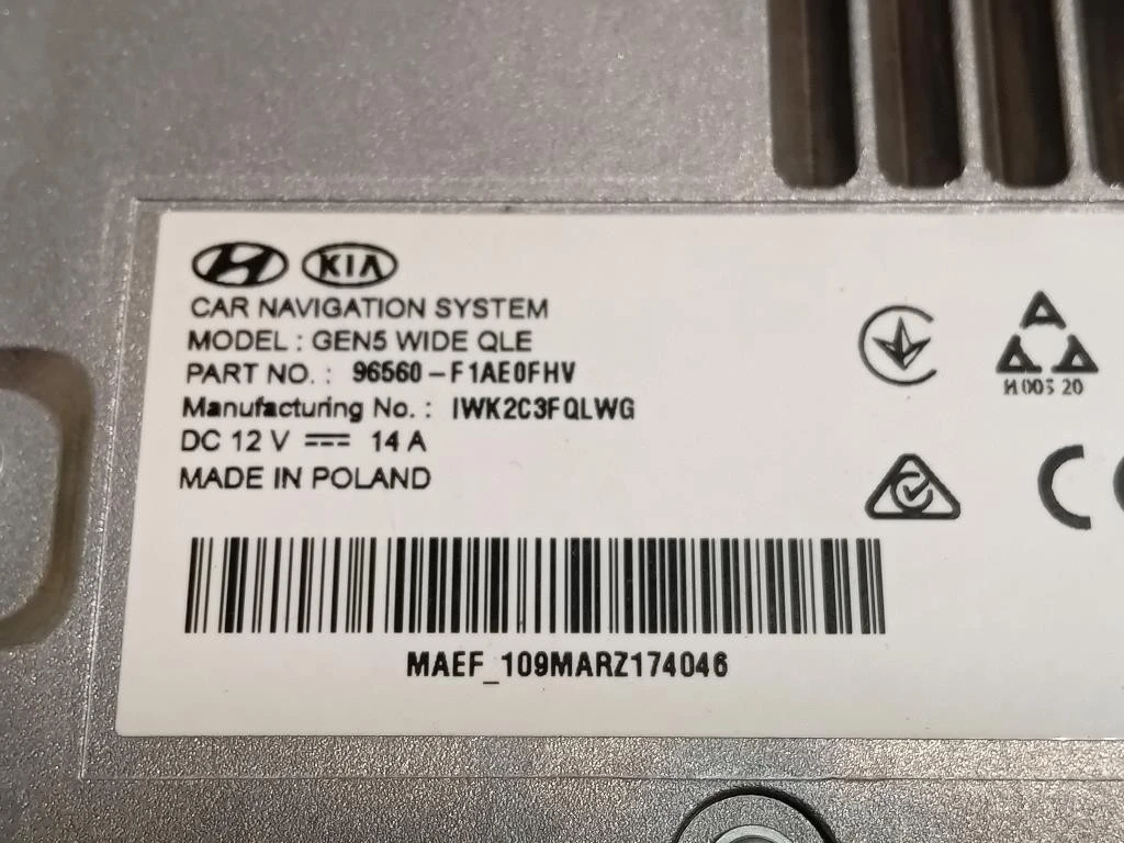 Display Multimediale 96560-F1AE0FHV Kia Sportage IV 2018