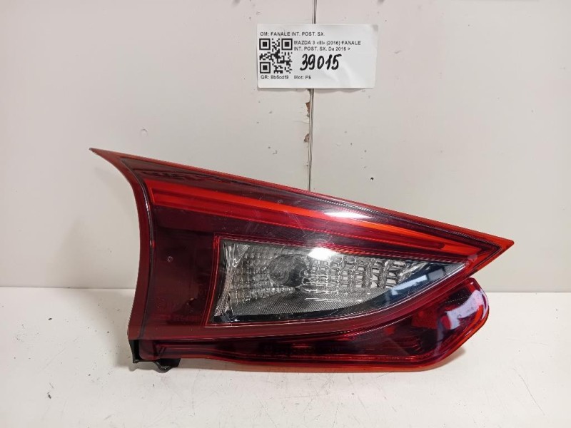 Fanale INT POST SX BPM5513G0 Mazda 3 III 2016