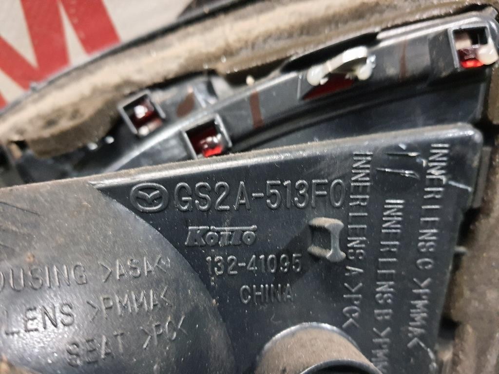 Fanale INT POST SX GS2A513F0 Mazda 6 II SW 2008