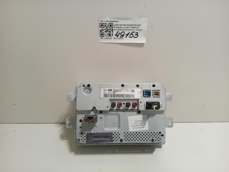 Display Multimediale CJ3210E889AD Land Rover Range Rover Evoque I 2011