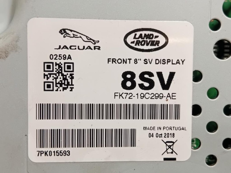 Display Multimediale FK72-19C299-AE Land Rover Range Rover Evoque I 2015
