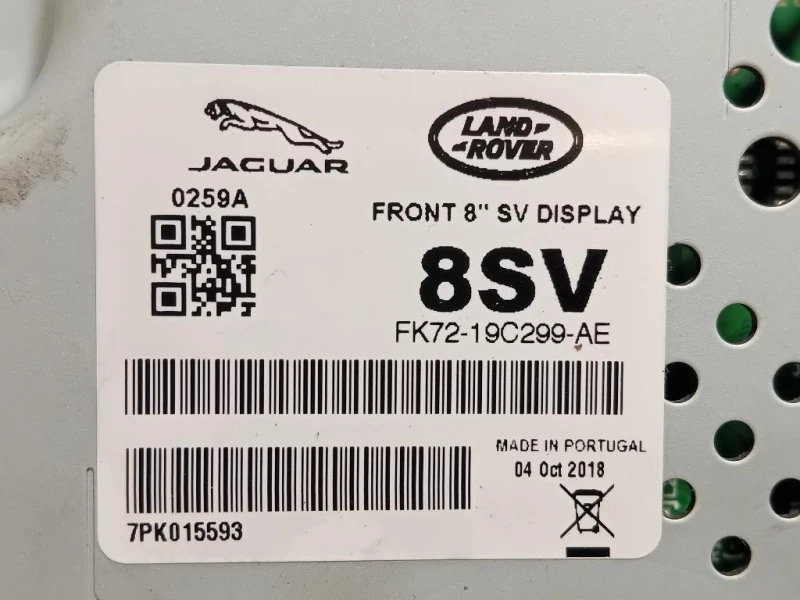 Display Multimediale FK72-19C299-AE Land Rover Range Rover Evoque I 2015