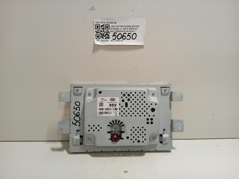 Display Multimediale FK72-19C299-AE Land Rover Range Rover Evoque I 2015