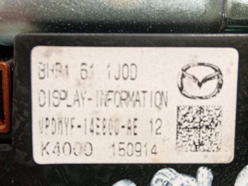 Display Multimediale BHP1611J0D Mazda 3 III 2016