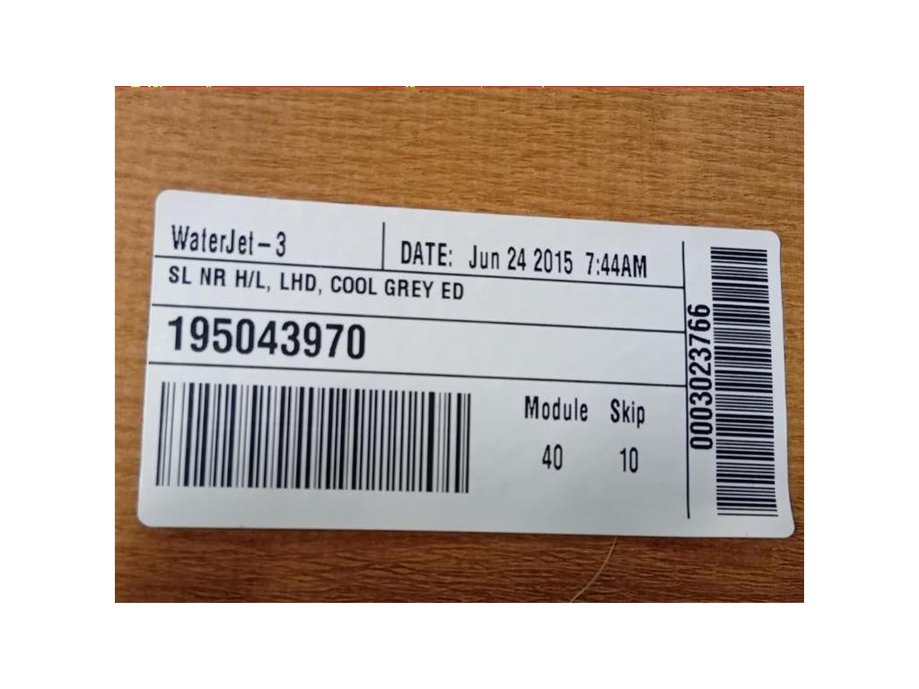 Pannello Sottotetto 195043970 853013U000ED Kia Sportage III 2010