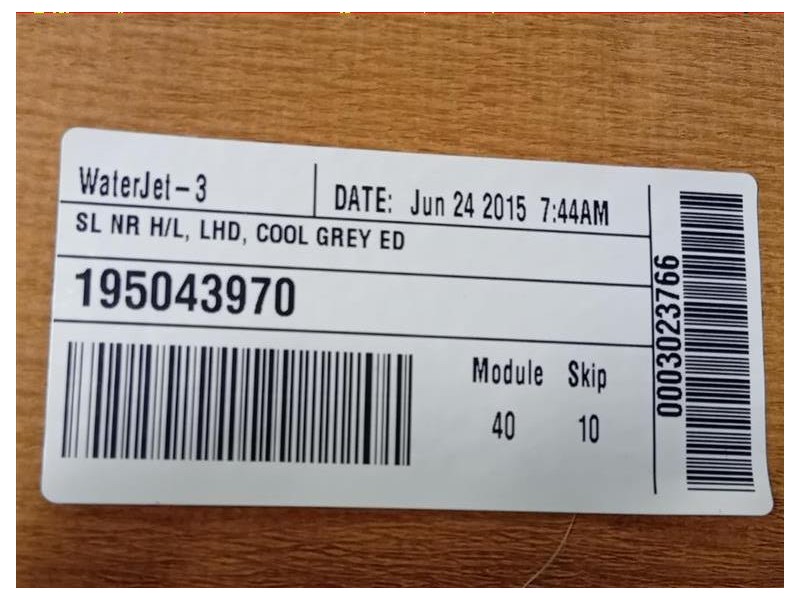 Pannello Sottotetto 195043970 853013U000ED Kia Sportage III 2010