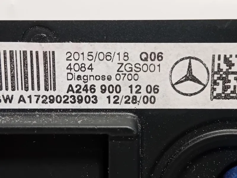 Display Multimediale A2469001206 Mercedes Classe A W176 2015