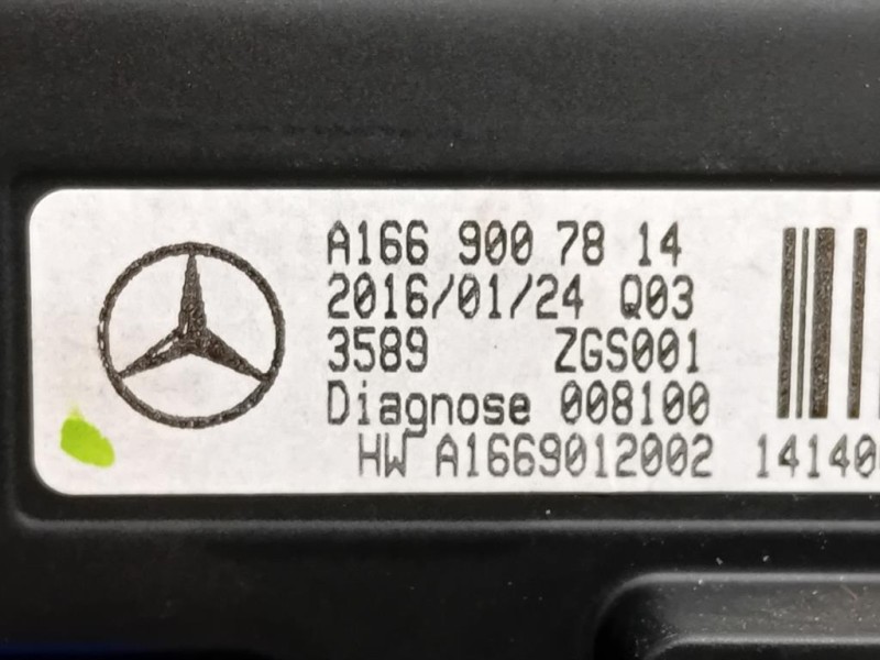 Display Multimediale A1669007814 Mercedes Classe B W246 2012