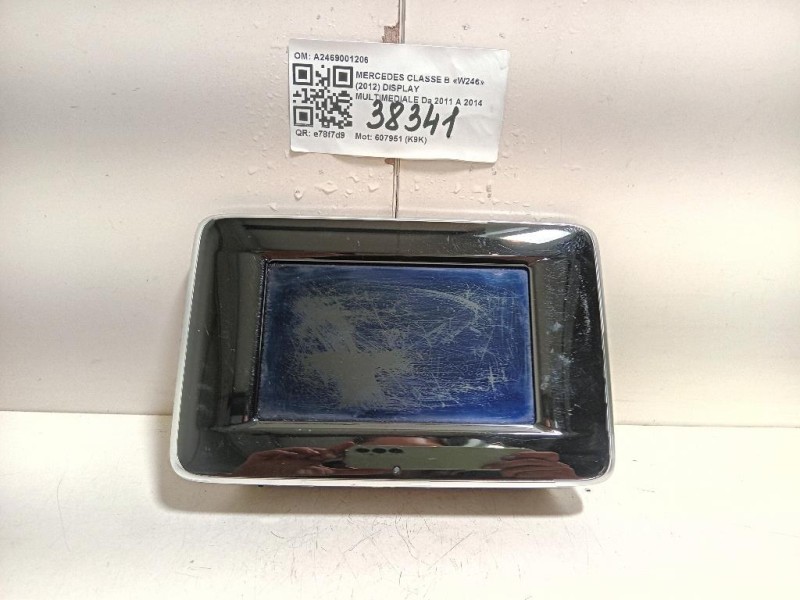 Display Multimediale A2469001206 Mercedes Classe B W246 2012