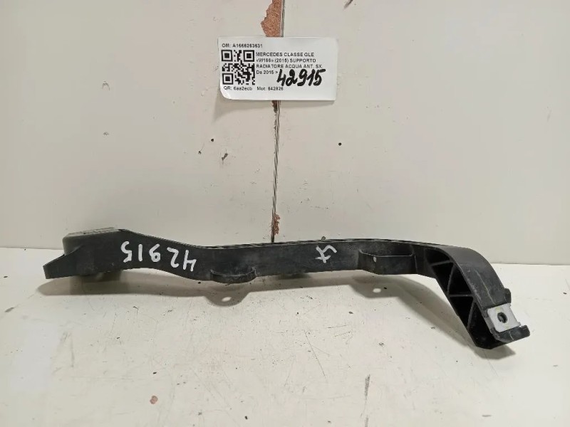 Supporto Radiatore Acqua ANT SX A1666263631 Mercedes Classe GLE W166 2015