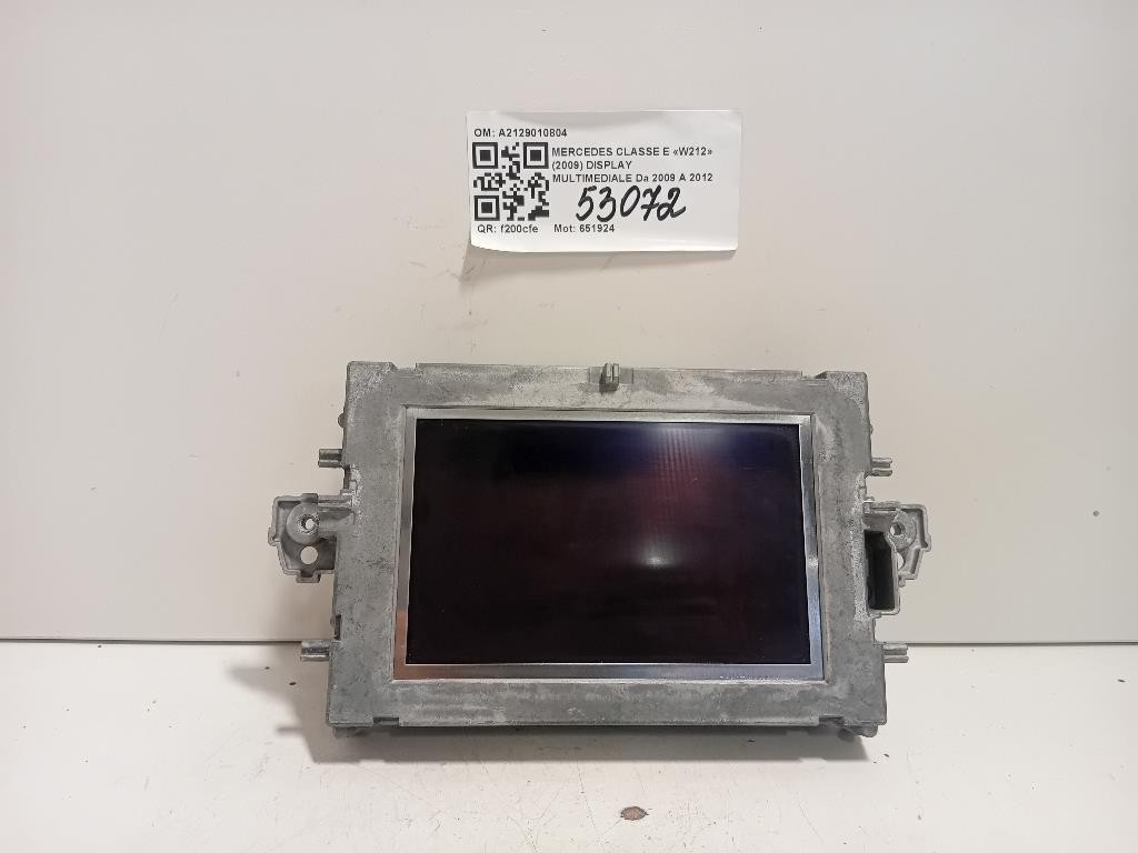 Display Multimediale A2129010804 Mercedes Classe E W212 2009