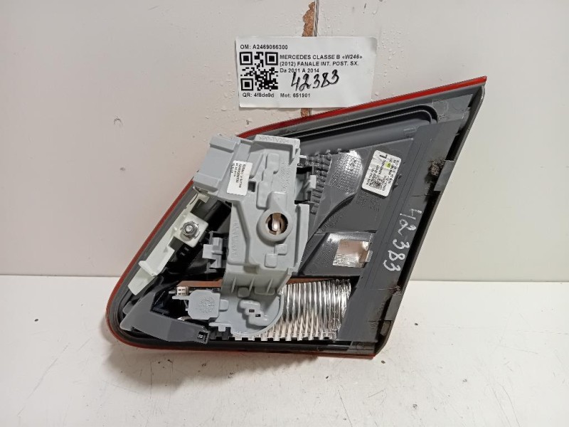 Fanale INT POST SX A2469066300 Mercedes Classe B W246 2012