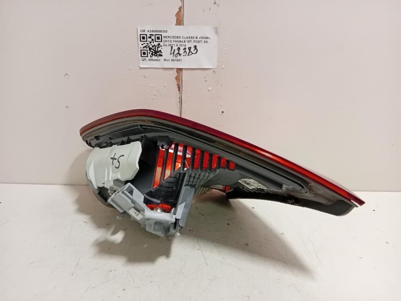 Fanale INT POST SX A2469066300 Mercedes Classe B W246 2012