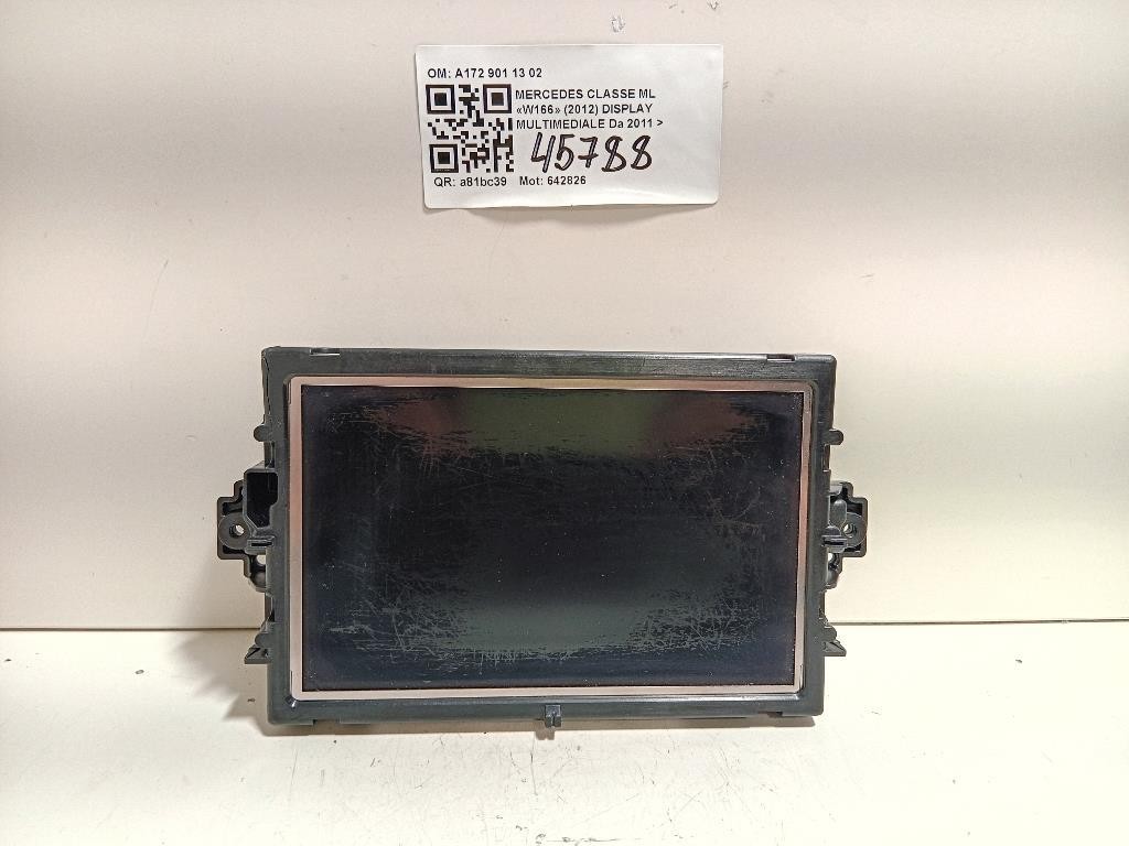 Display Multimediale A172 901 13 02 Mercedes Classe ML W166 2012