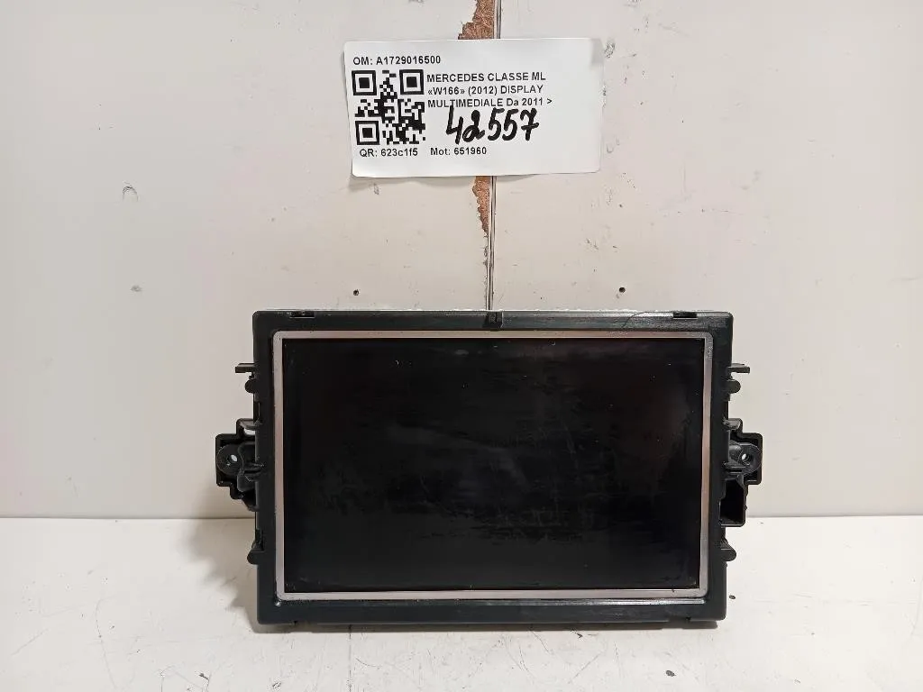 Display Multimediale A1729016500 Mercedes Classe ML W166 2012