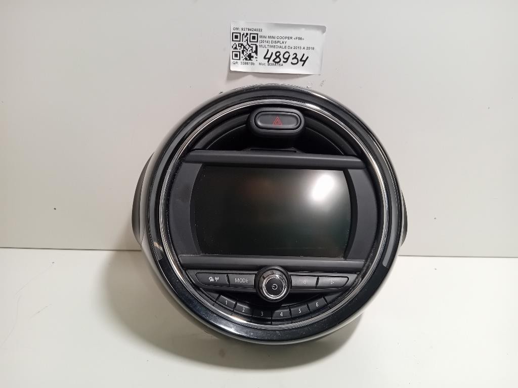 Display Multimediale 9279424022 Mini MINI Cooper F56 2014