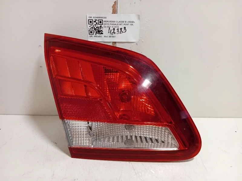 Fanale INT POST SX A2469066300 Mercedes Classe B W246 2012