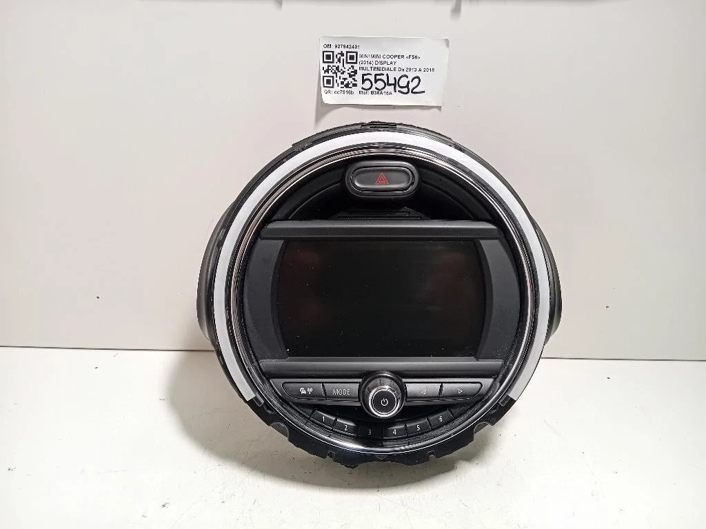 Display Multimediale 927942401 Mini MINI Cooper F56 2014