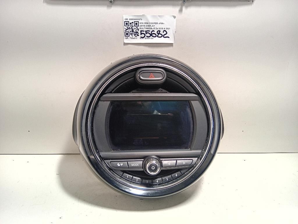 Display Multimediale 65508803370 Mini MINI Cooper F56 2018