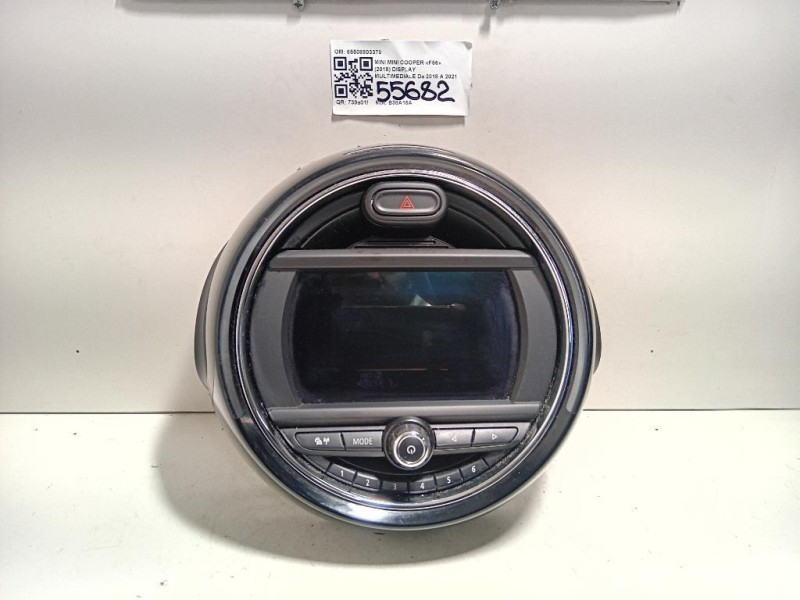Display Multimediale 65508803370 Mini MINI Cooper F56 2018