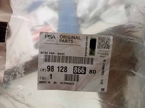 Parabrezza 9812886680 Citroen C3 III 2016